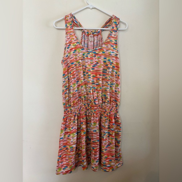 Mossimo Supply Co Women’s Dress Coral Print XL NWT - Picture 1 of 8